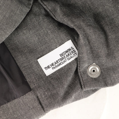 コーデュロイヨーク シャンブレー ダウンベスト