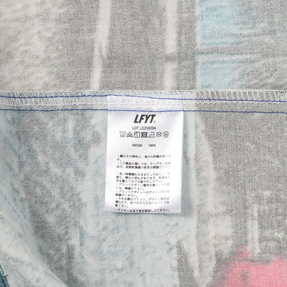 25SS マンハッタン 風景柄 レーヨン オープンカラー 半袖シャツ(CITYSCAPE ALLOVER PATTERN SHIRT)