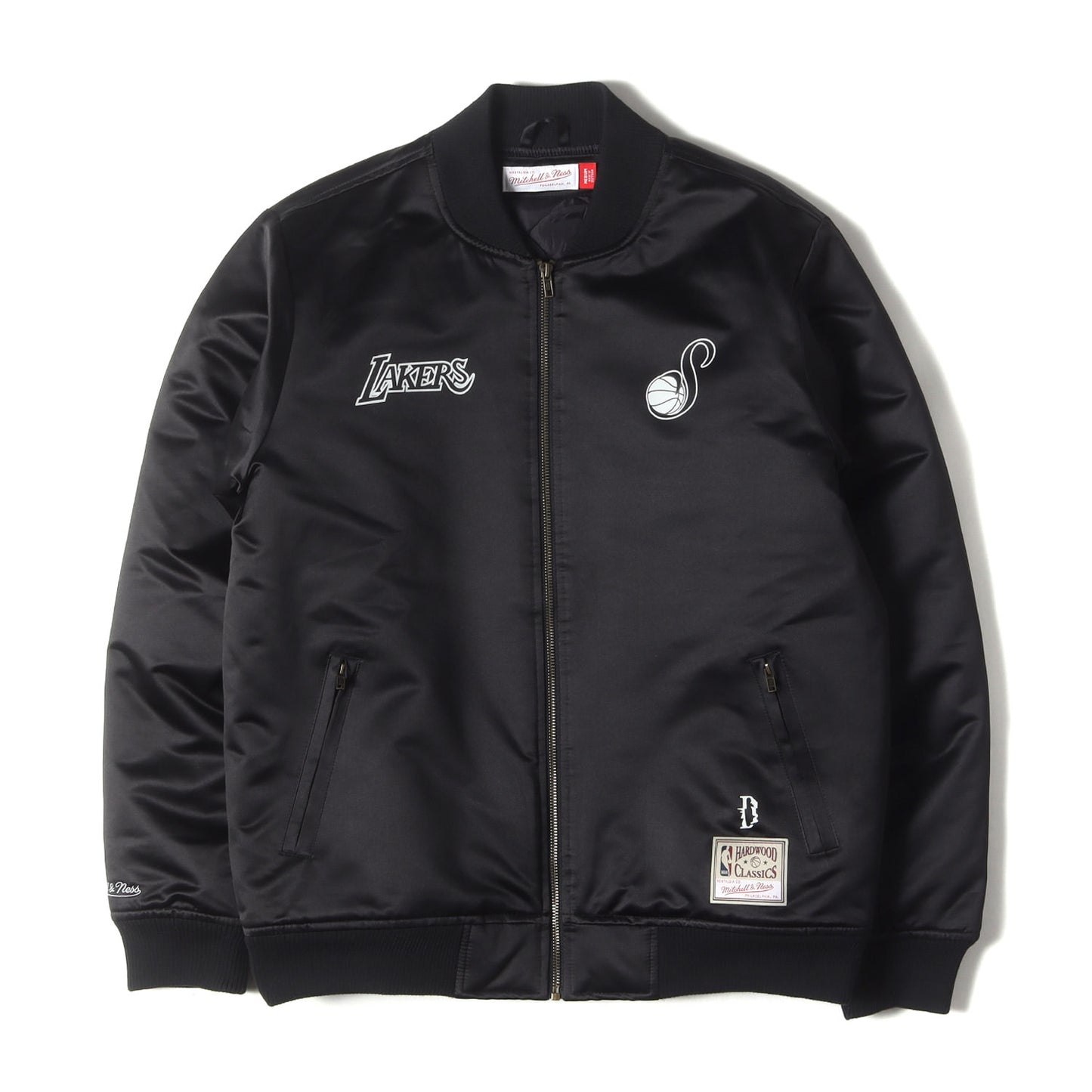 24SS ×Agust D ×ロサンゼルス・レイカーズ サテン ボンバージャケット(Bomber Jacket)