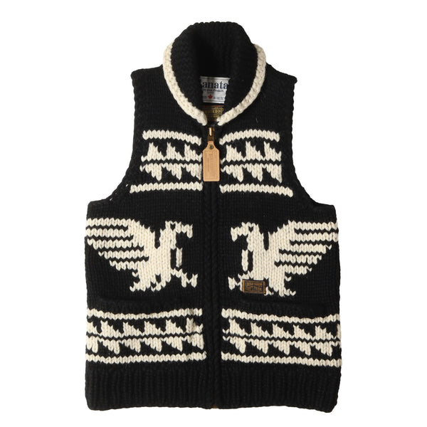 美品 Kanata × NEIGHBORHOOD カウチンニット ベスト L NEIGHBORHOOD (ネイバーフッド) ×KANATA イーグル カウチンニット