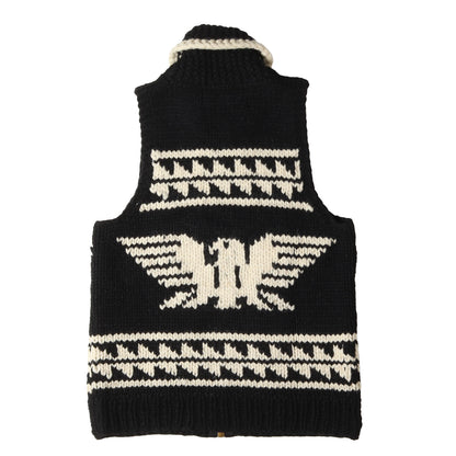 ×KANATA イーグル カウチンニット ベスト(KANATA. EAGLE / W-COWICHAN. VEST)