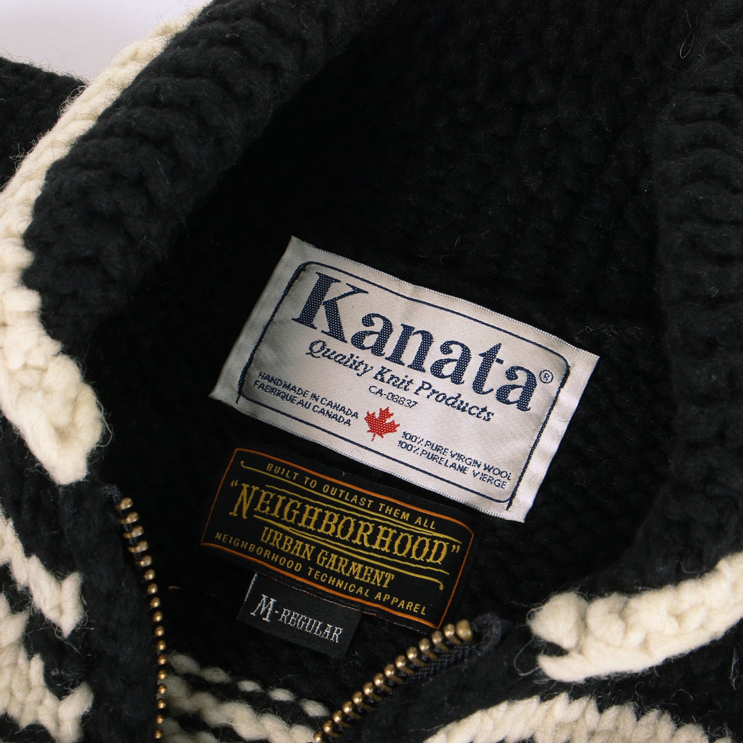 美品 Kanata × NEIGHBORHOOD カウチンニット ベスト L 【公式通販】