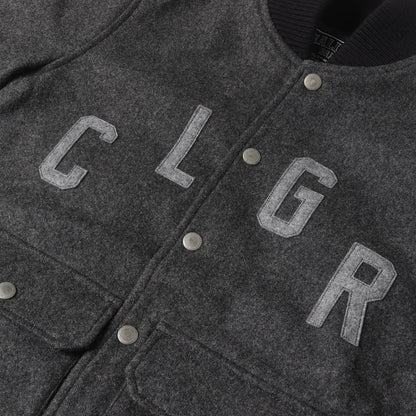 アップリケロゴ メルトンウール スタジャン(CLGR STADIUM JACKET)