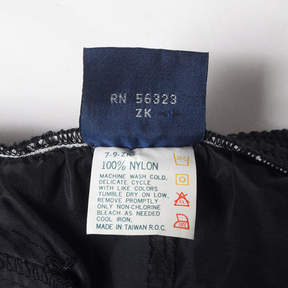 [紺タグ AJ1ブレッドカラー] 80s AIR JORDAN ウイングマークパッチ ナイロン トラックパンツ