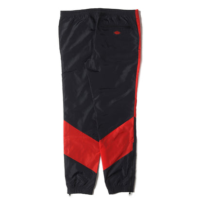 [紺タグ AJ1ブレッドカラー] 80s AIR JORDAN ウイングマークパッチ ナイロン トラックパンツ