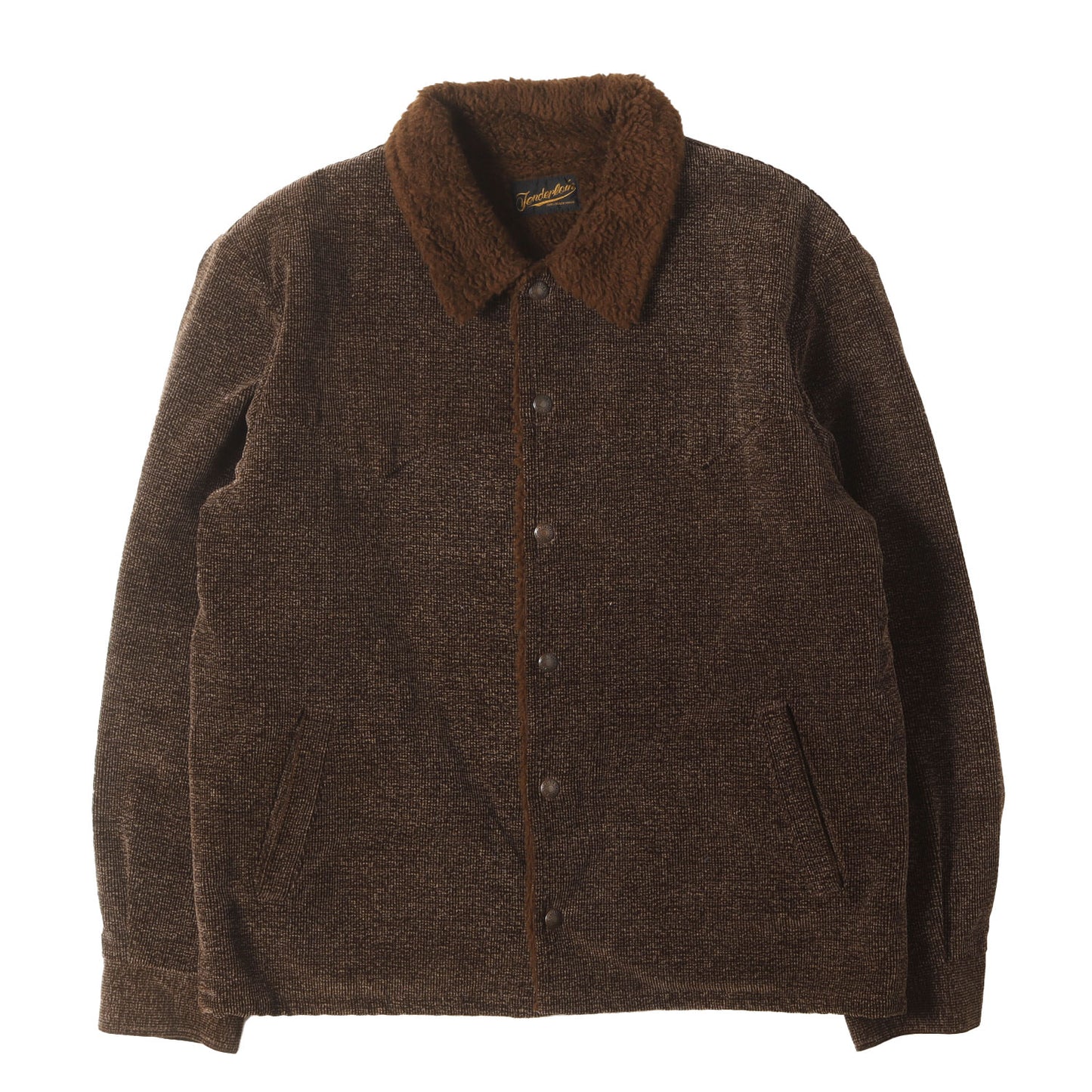 ごま塩 コーデュロイ サドル ボアジャケット(T-SADDLE JIMON JKT)