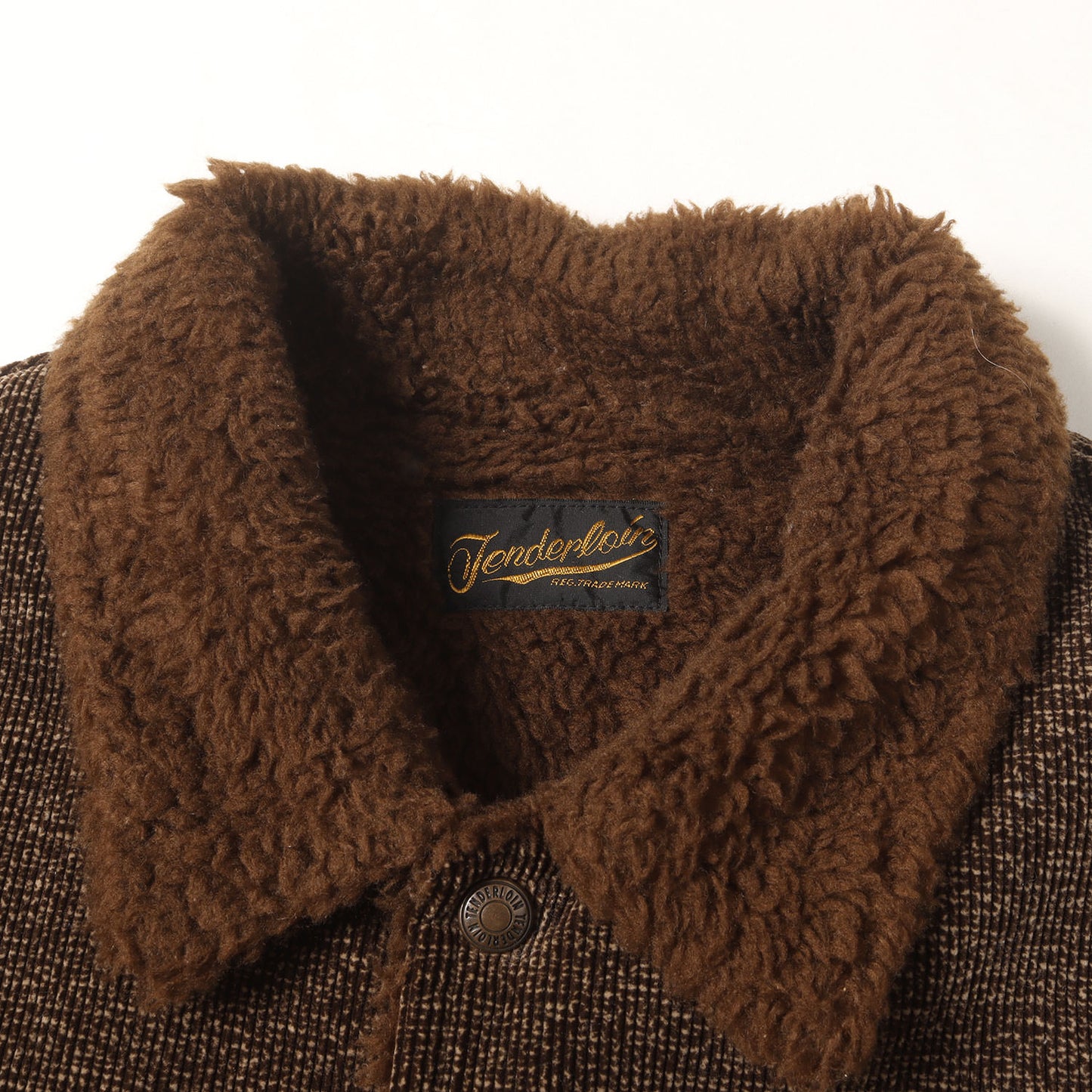 ごま塩 コーデュロイ サドル ボアジャケット(T-SADDLE JIMON JKT)