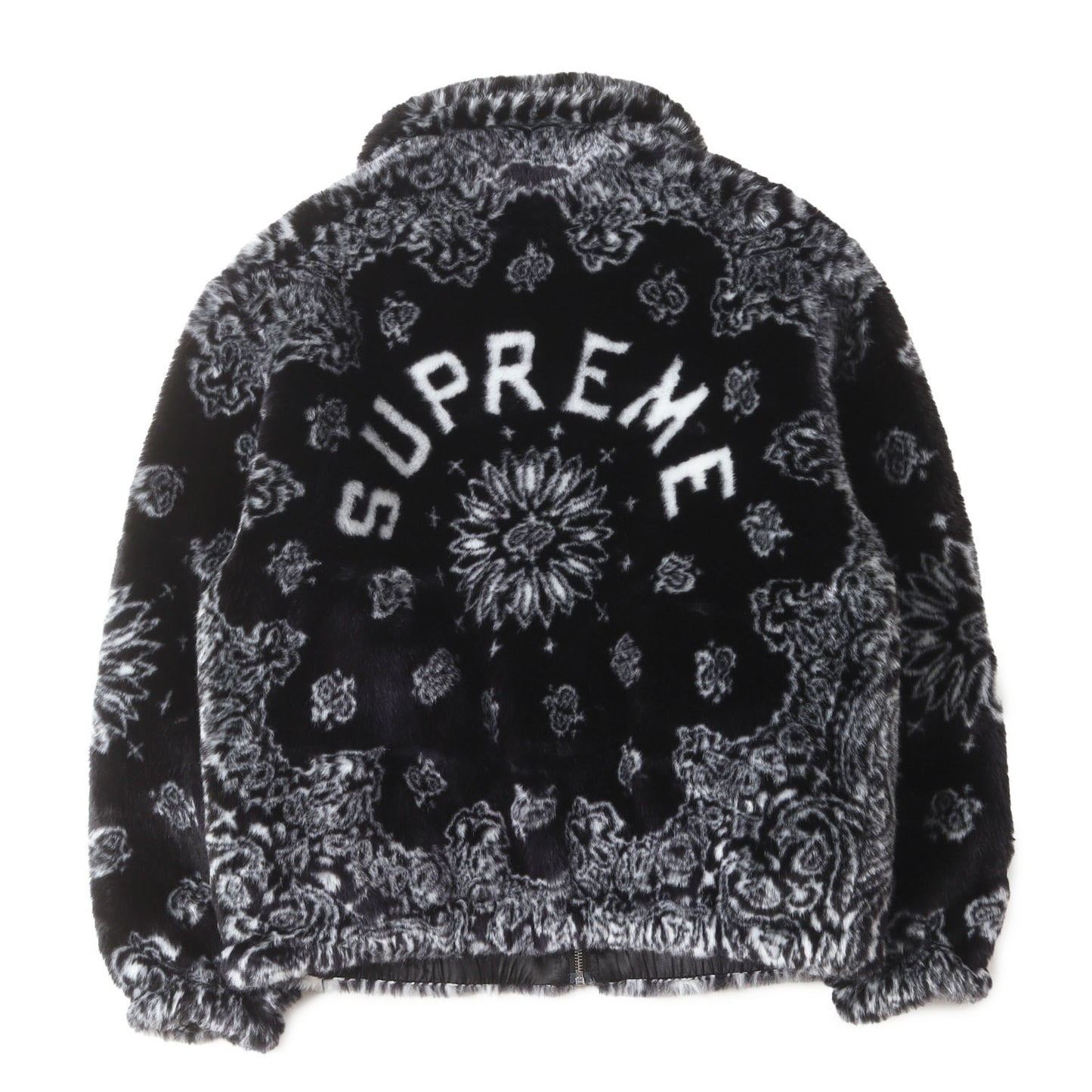 21SS バンダナ柄 フェイクファー ボンバージャケット(Bandana Faux Fur Bomber Jacket)