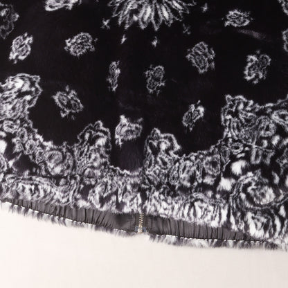 21SS バンダナ柄 フェイクファー ボンバージャケット(Bandana Faux Fur Bomber Jacket)