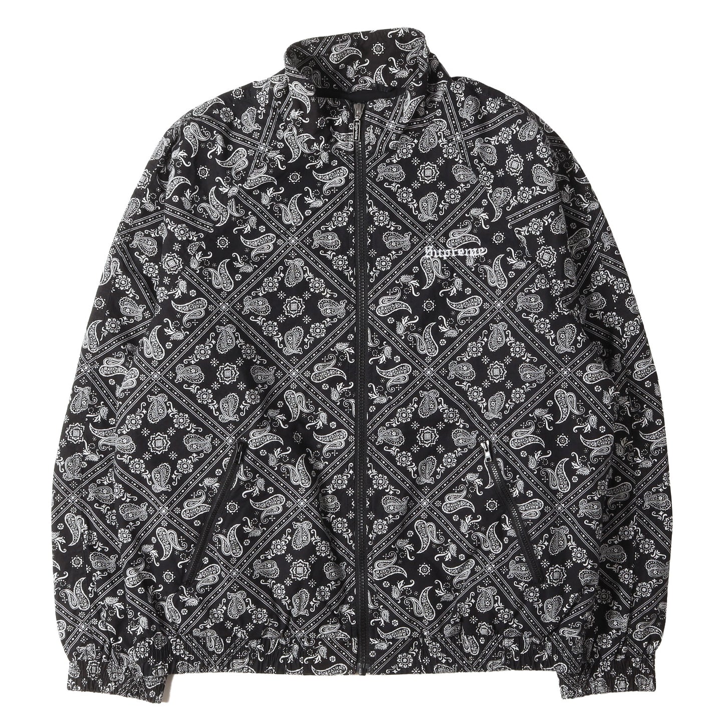バンダナ柄 コットン トラックジャケット(Bandana Track Jacket)