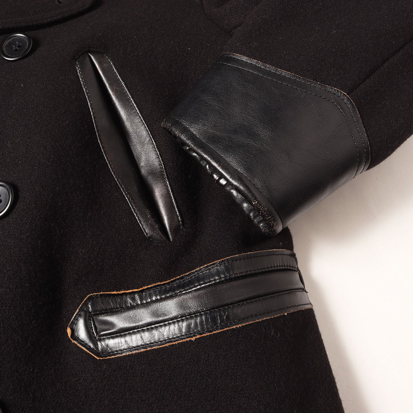 08AW メルトンウール レイルローダー Pコート(T-RAIL COAT)