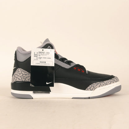 AIR JORDAN 3 RETRO BLACK CEMENT (2024年製 / DN3707-010)