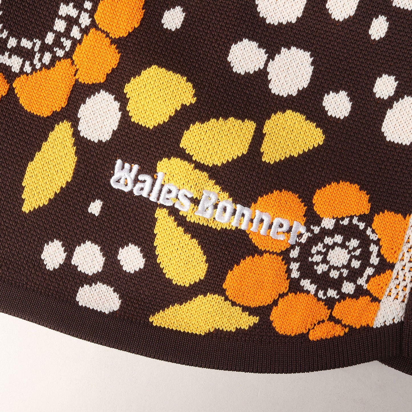 24AW ×Wales Bonner フローラル柄 ニット ショーツ(Knitted Short)