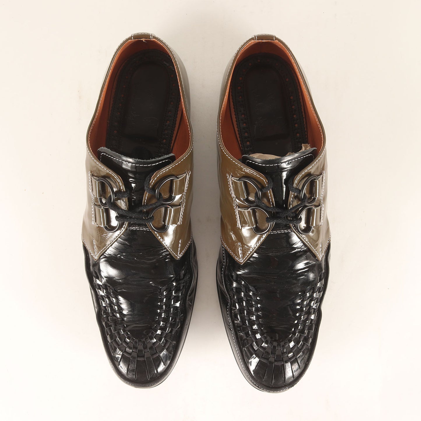 04SS ドリーム期 パテントレザー ギブソンシューズ