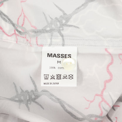 ×M&M バーブワイヤー柄 オープンカラー 半袖シャツ(SHIRT S/S WIRE)