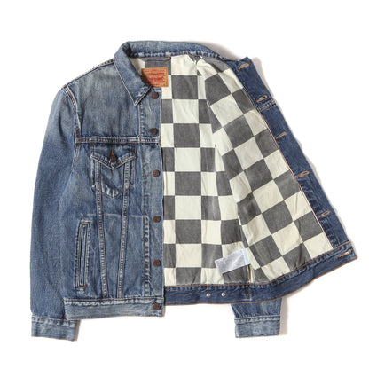 ×Levi's 裏地チェッカー 3rd デニム トラッカージャケット(Trucker Jacket)