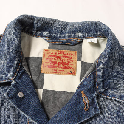 ×Levi's 裏地チェッカー 3rd デニム トラッカージャケット(Trucker Jacket)