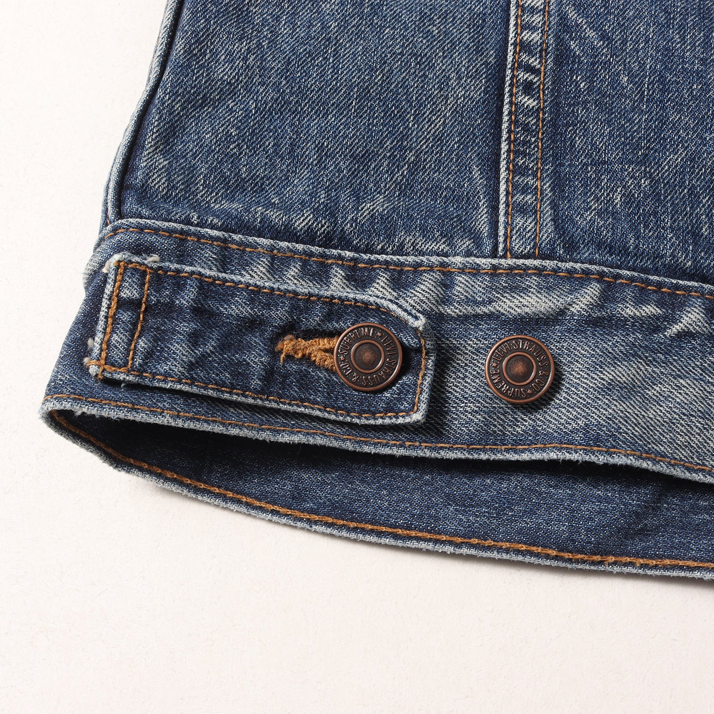 ×Levi's 裏地チェッカー 3rd デニム トラッカージャケット(Trucker Jacket)