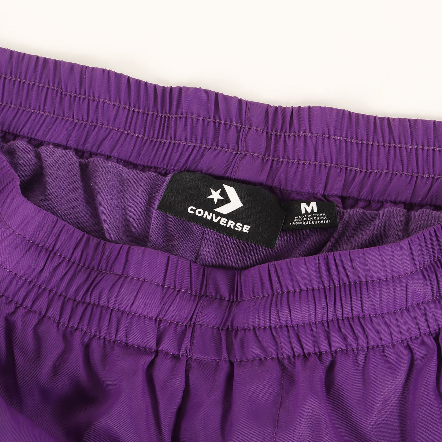 ×Just Don レオパードライン ナイロン トラックパンツ(Trackpant)
