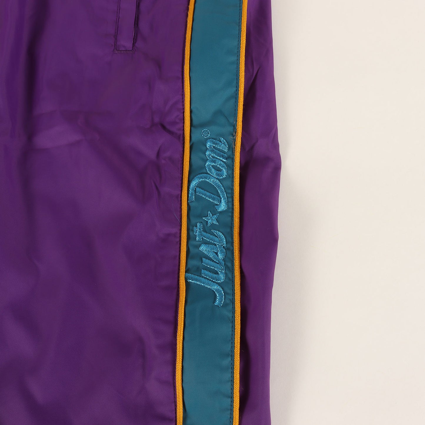 ×Just Don レオパードライン ナイロン トラックパンツ(Trackpant)