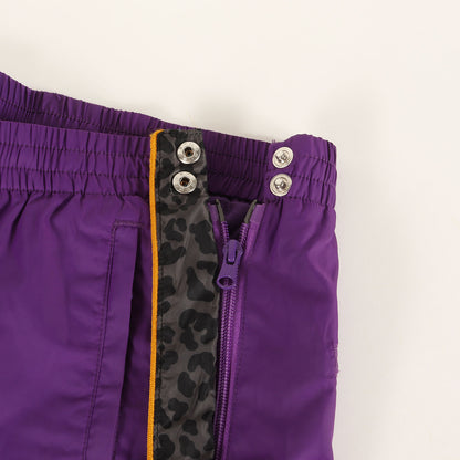 ×Just Don レオパードライン ナイロン トラックパンツ(Trackpant)