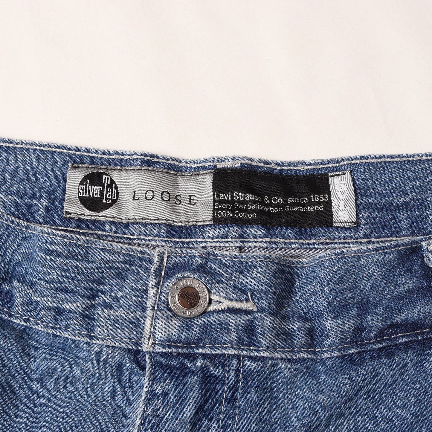 [現行モデル] silver Tab ウォッシュド カーゴ デニム パンツ (LOOSE FIT)