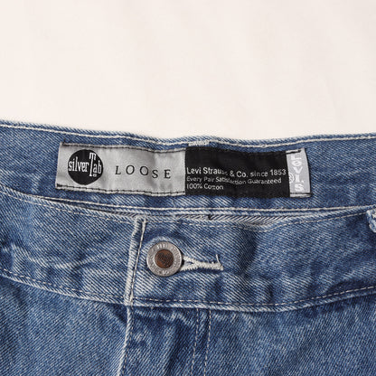 [現行モデル] silver Tab ウォッシュド カーゴ デニム パンツ (LOOSE FIT)