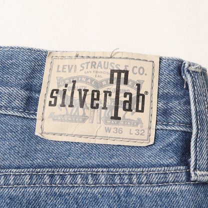 [現行モデル] silver Tab ウォッシュド カーゴ デニム パンツ (LOOSE FIT)