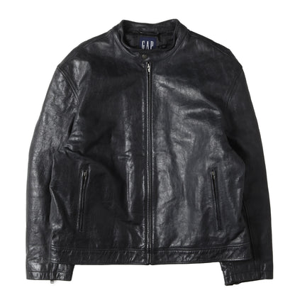 [人気モデル OLD GAP] 00s レザー シングル ライダース ジャケット