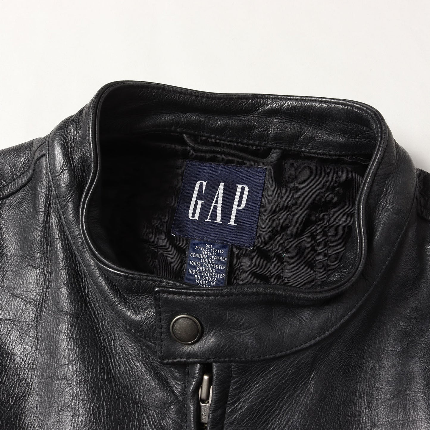 [人気モデル OLD GAP] 00s レザー シングル ライダース ジャケット