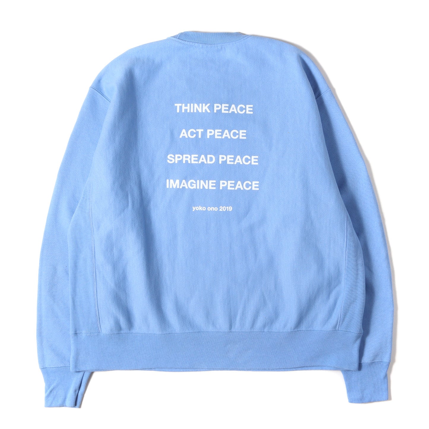 ×MoMA リニューアル記念 オノ・ヨーコ PEACE is POWER リバースウィーブ スウェット