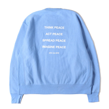 ×MoMA リニューアル記念 オノ・ヨーコ PEACE is POWER リバースウィーブ スウェット