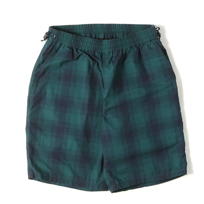 24SS タータンチェック コットン イージーショーツ(HIKER EASY SHORTS COTTON TYPEWRITER TARTAN CHECK)