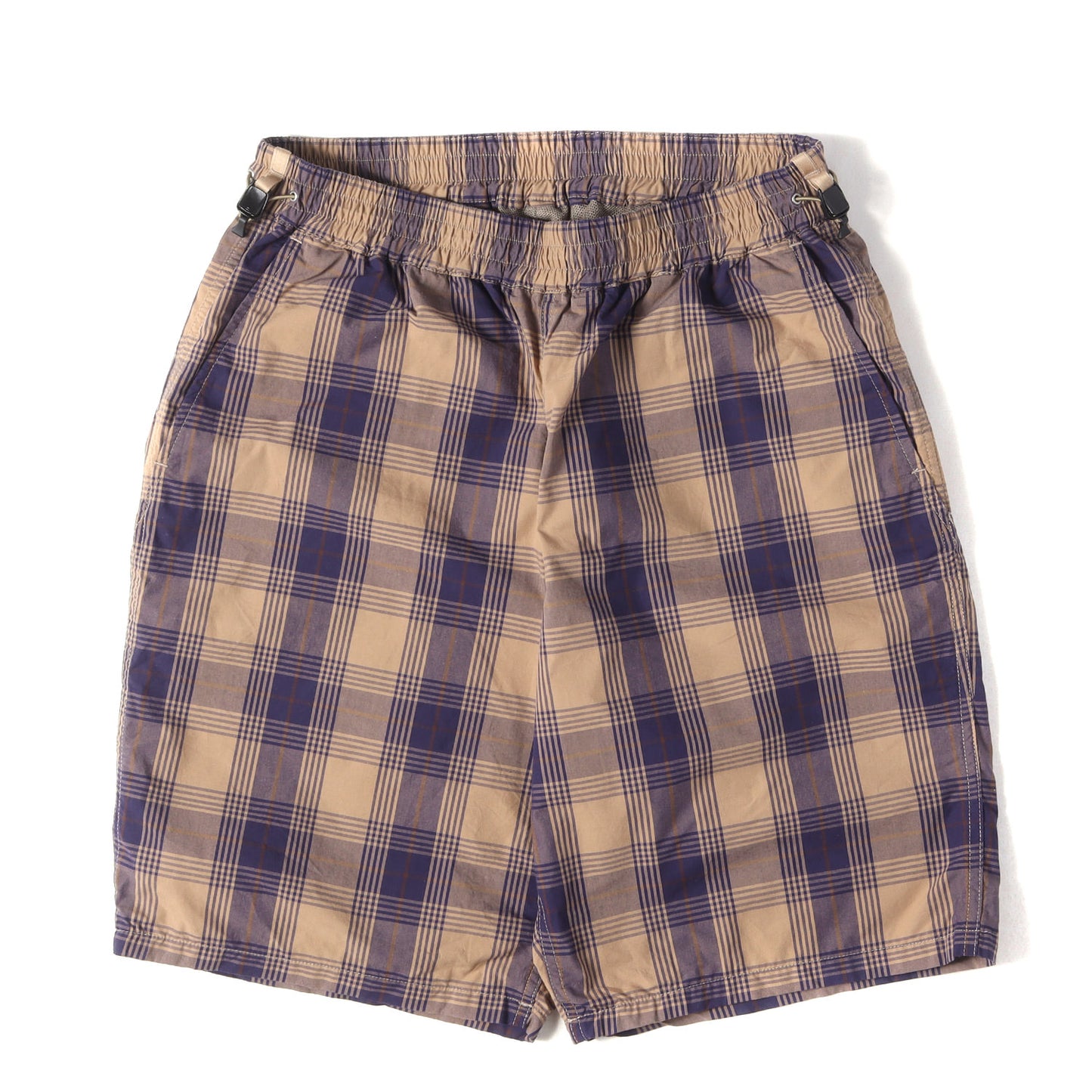 24SS タータンチェック コットン イージーショーツ(HIKER EASY SHORTS COTTON TYPEWRITER TARTAN CHECK)