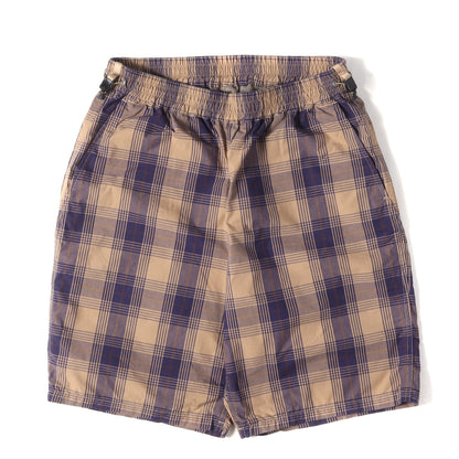 24SS タータンチェック コットン イージーショーツ(HIKER EASY SHORTS COTTON TYPEWRITER TARTAN CHECK)