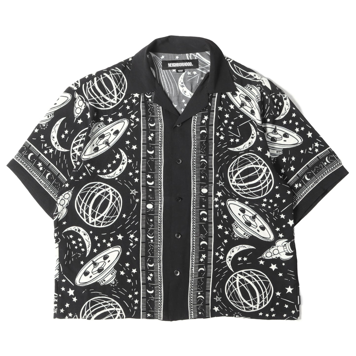 24SS コズミック柄 ハワイアンシャツ / アロハシャツ(COSMIC HAWAIIAN SHIRT)
