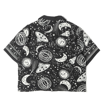 24SS コズミック柄 ハワイアンシャツ / アロハシャツ(COSMIC HAWAIIAN SHIRT)