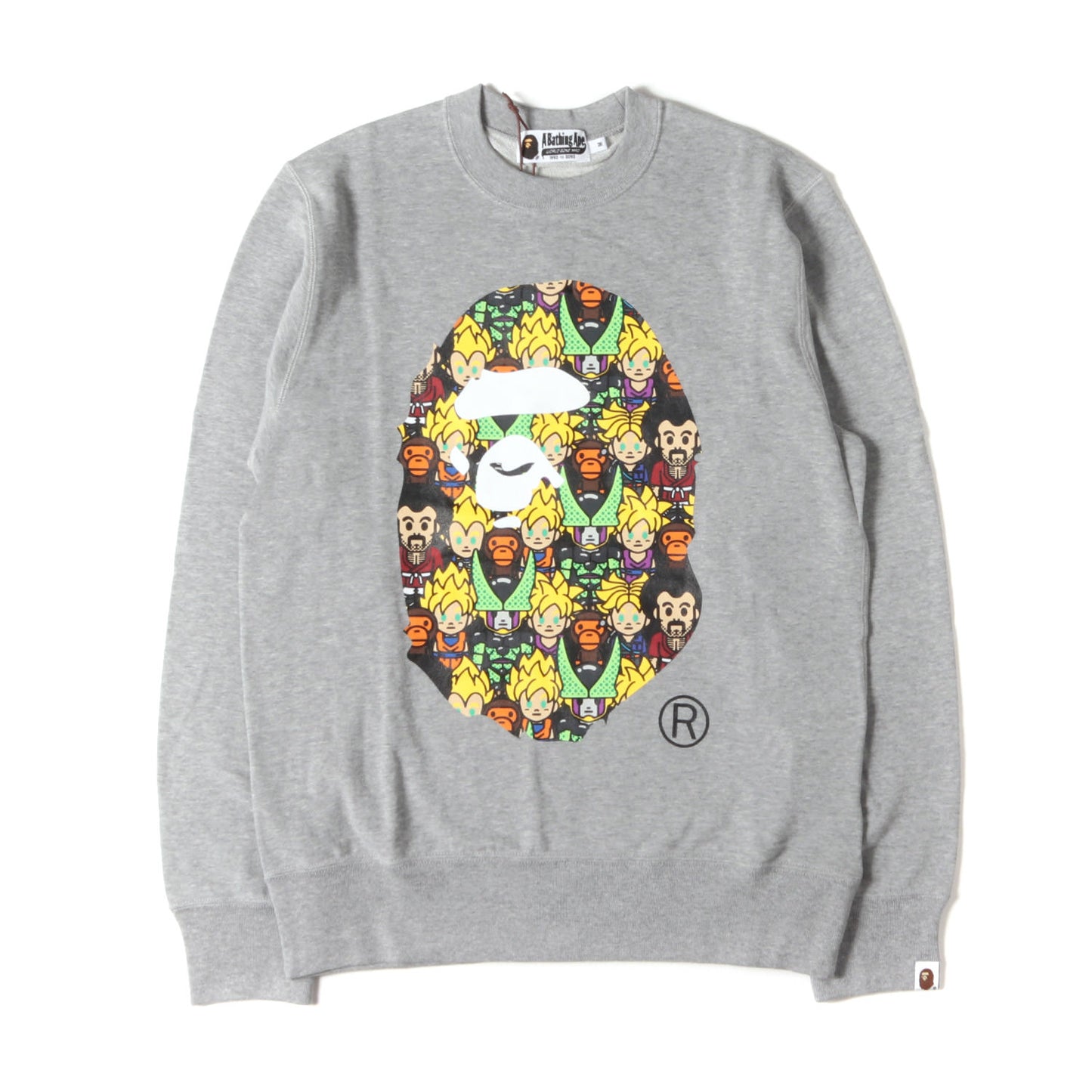 20SS ×ドラゴンボール Z マイロキャラクター柄 猿顔 スウェット