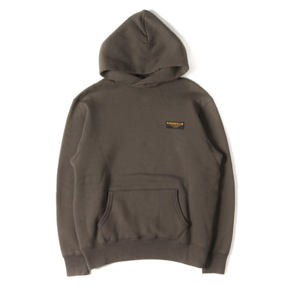 23AW クロスネック ヘビー スウェットパーカー(CROSS NECK HOODIE BAR TAG)