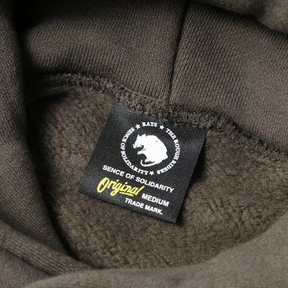 23AW クロスネック ヘビー スウェットパーカー(CROSS NECK HOODIE BAR TAG)