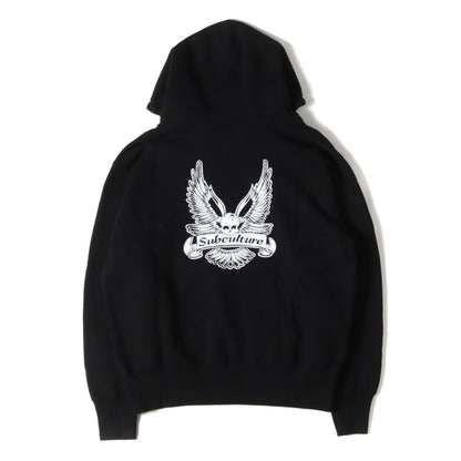 24SS スカルウィング ヘビー スウェットパーカー(SKULL WING HOODIE)
