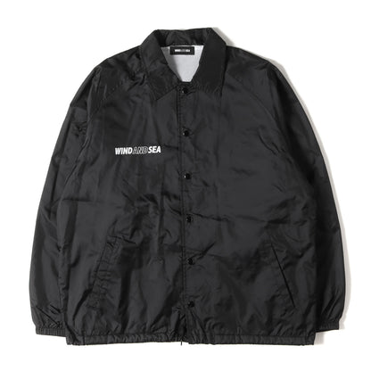 ブランドロゴ ナイロン コーチジャケット