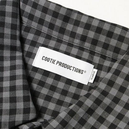 25SS ギンガムチェック オーバーサイズ ワークシャツ(T/W Work L/S Shirt)