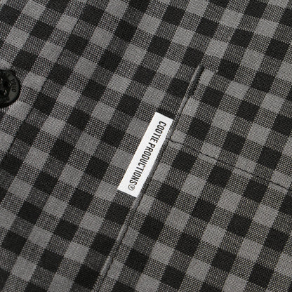 25SS ギンガムチェック オーバーサイズ ワークシャツ(T/W Work L/S Shirt)