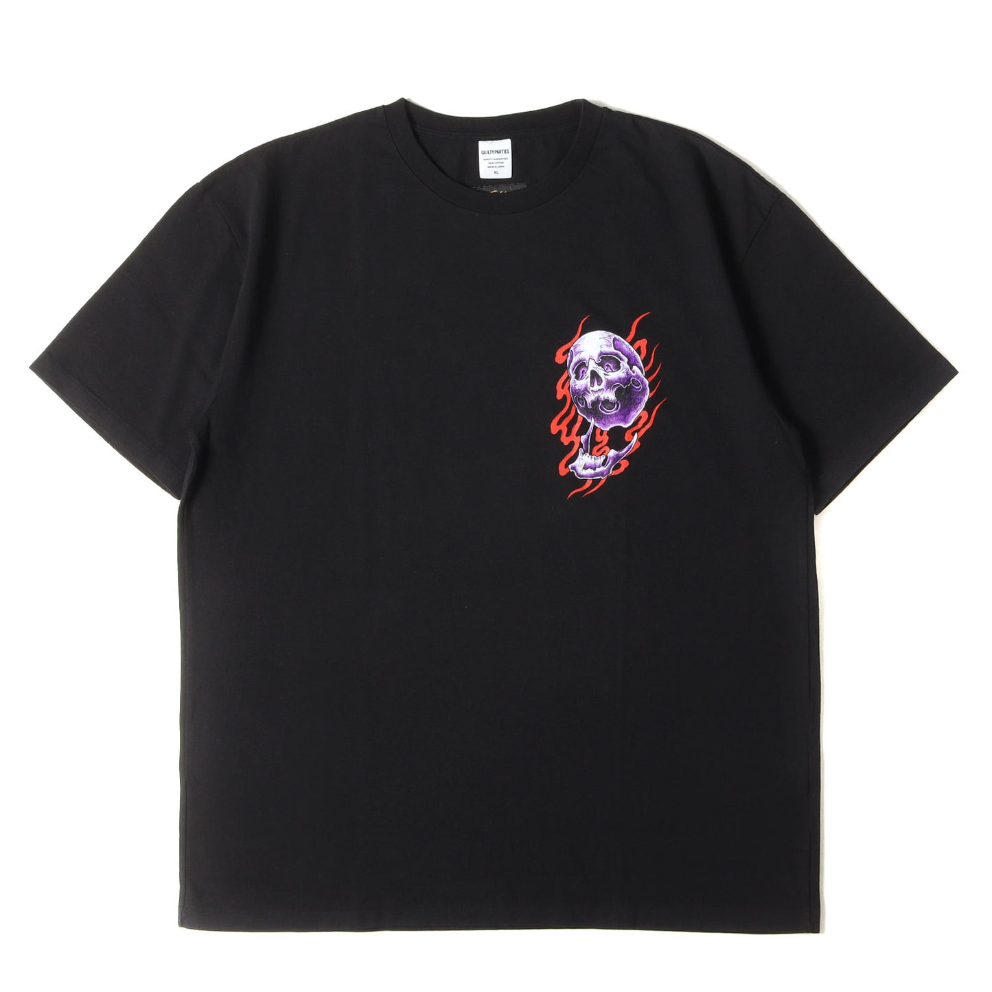25AW ×56 TATTOO STUDIO スカル Tシャツ(WASHED HEAVY WEIGHT CREW NECK T-SHIRT)