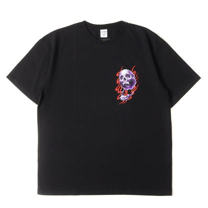 25AW ×56 TATTOO STUDIO スカル Tシャツ(WASHED HEAVY WEIGHT CREW NECK T-SHIRT)