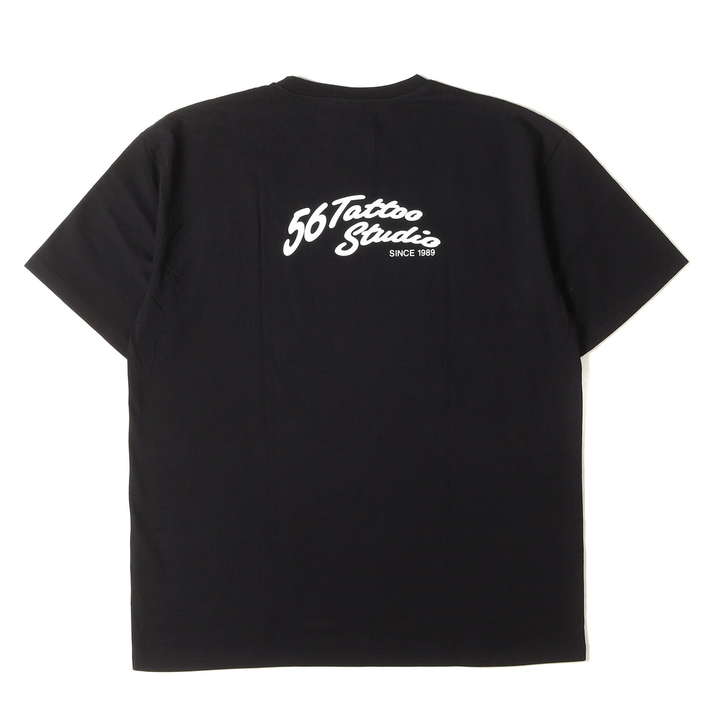 25AW ×56 TATTOO STUDIO スカル Tシャツ(WASHED HEAVY WEIGHT CREW NECK T-SHIRT)