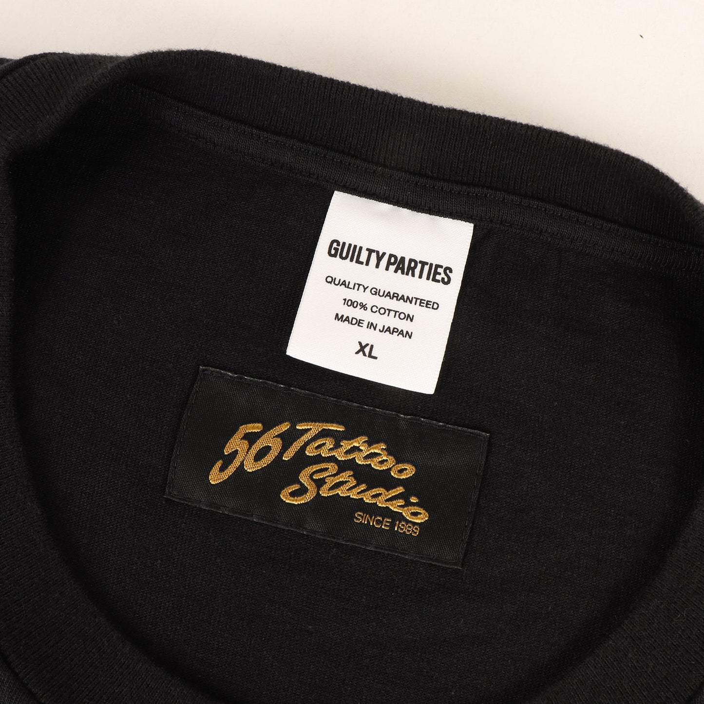 25AW ×56 TATTOO STUDIO スカル Tシャツ(WASHED HEAVY WEIGHT CREW NECK T-SHIRT)