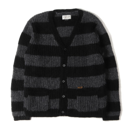 ボーダー モヘヤニット カーディガン(DIP / MW-CARDIGAN. LS)