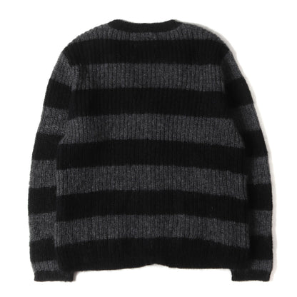 ボーダー モヘヤニット カーディガン(DIP / MW-CARDIGAN. LS)